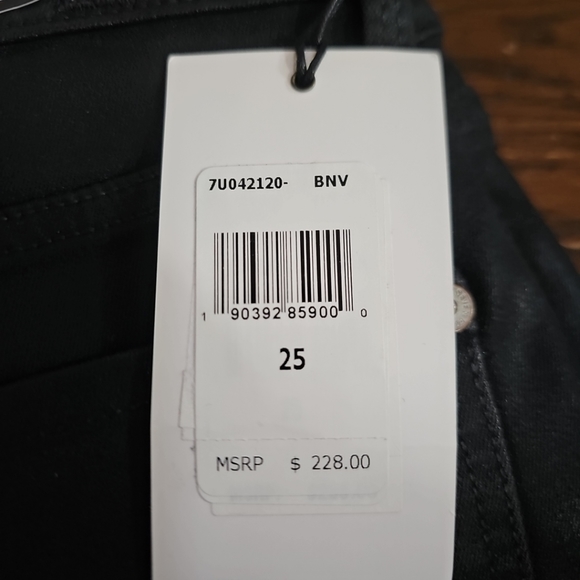 7 For All Mankind High Waist Ankle Skinny Denim Jeans NWT - Picture 4 of 9